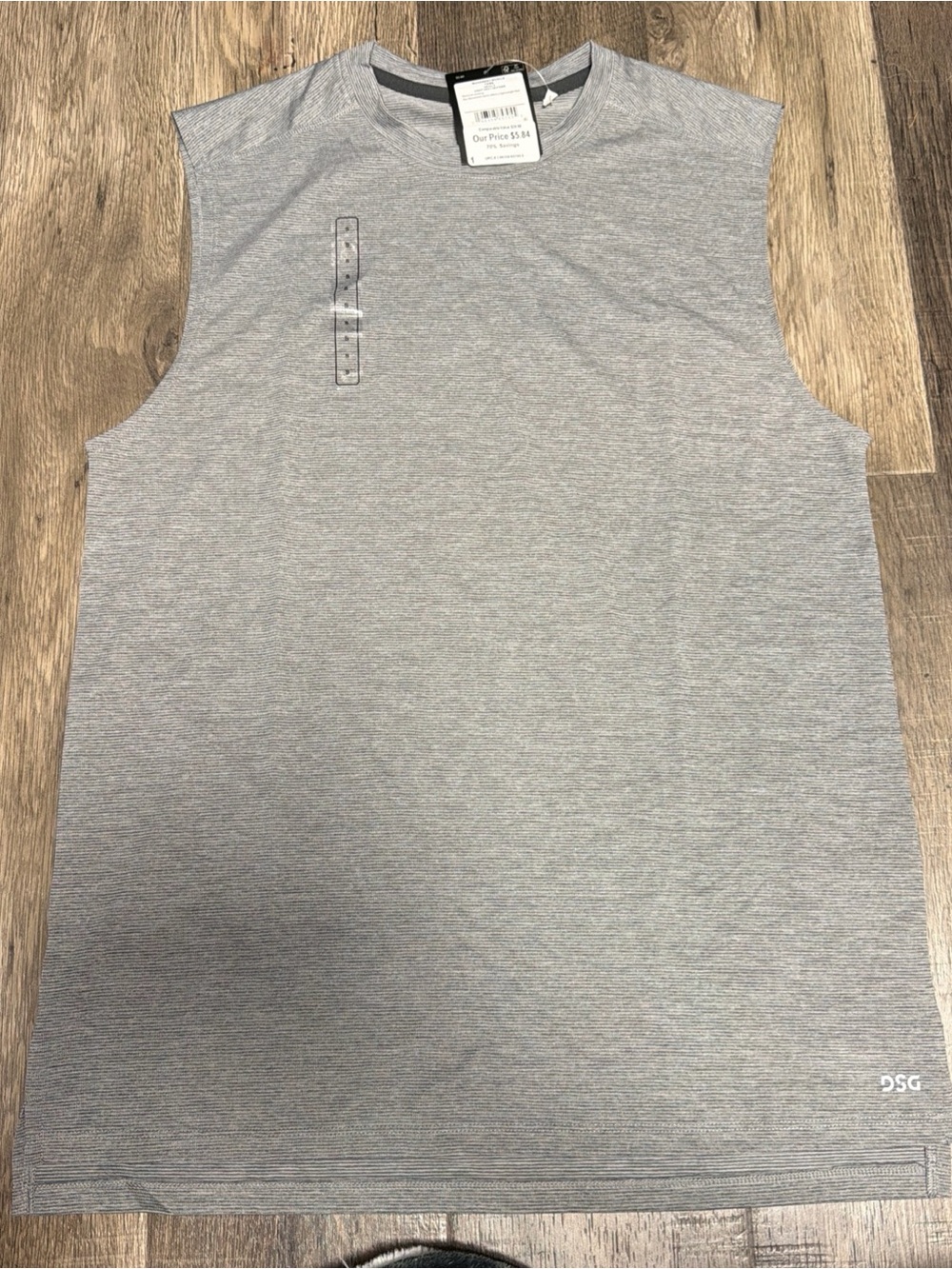 DSG Men’s Small Movement Muscle Tank Gray Sleeveless Athletic NWT